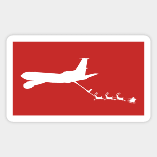 Refueling Santa KC 135 Stratotanker Aviation Holiday Design Magnet